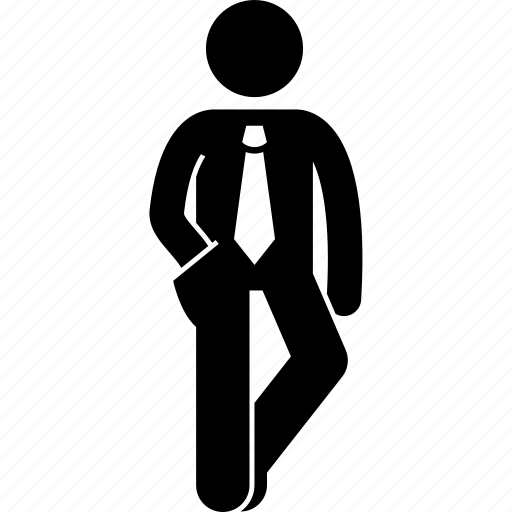 Business, businessman, man, pose, posture, standing icon - Download on Iconfinder