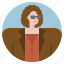 businesswoman, woman, avatar, glasses, suit 