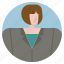 businesswoman, woman, avatar, suit, employee 