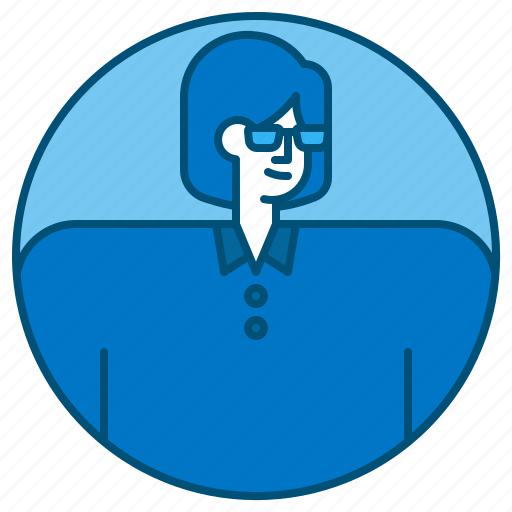 Businesswoman, woman, avatar, glasses, office icon - Download on Iconfinder