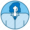 businesswoman, woman, avatar, office, young