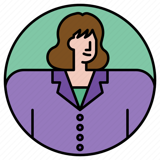 Businesswoman, woman, avatar, employee, profile icon - Download on Iconfinder