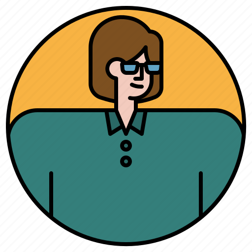 Businesswoman, woman, avatar, glasses, office icon - Download on Iconfinder