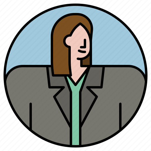 Businesswoman, woman, avatar, profession, suit icon - Download on Iconfinder