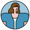 businesswoman, woman, avatar, profile, employee
