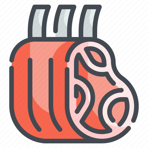 Beef, chop, food, grill, lamb, meat icon - Download on Iconfinder