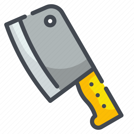 Butcher, cleaver, cooking, kitchenware, knife, meat, tool icon - Download on Iconfinder