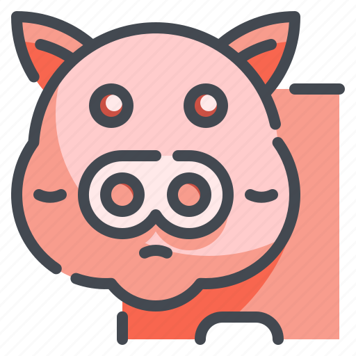 Animal, food, fresh, meat, pig, pork, steak icon - Download on Iconfinder