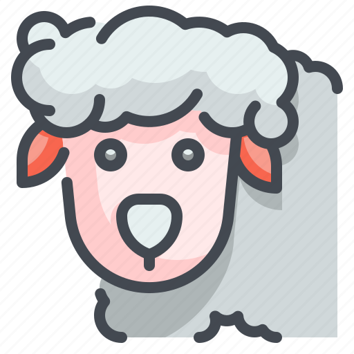 Animal, farm, lamb, mammal, meat, sheep, wool icon - Download on Iconfinder