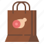 bag, buying, meat, butcher, shop, butchering, sale 