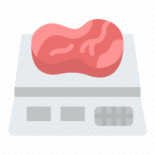 Scale, meat, butcher, shop, butchering, tool icon - Download on Iconfinder