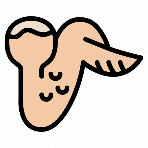 Chicken, wing, meat, butcher, shop, butchering, food icon - Download on Iconfinder