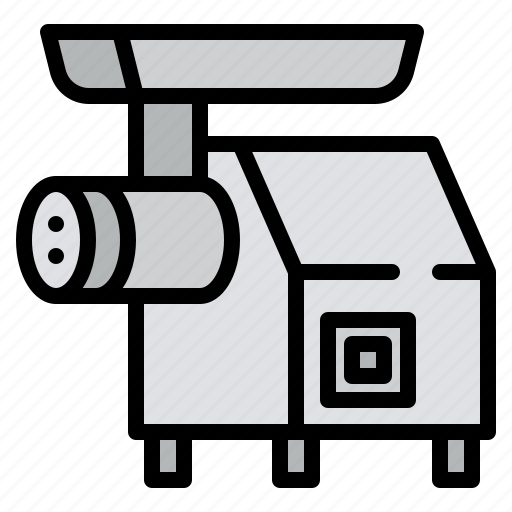 Mincer, meat, butcher, shop, butchering, tool icon - Download on Iconfinder
