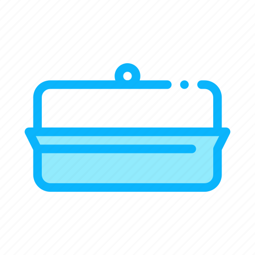 Bread, butter, dish, knife, margarine, outlie, piece icon - Download on Iconfinder