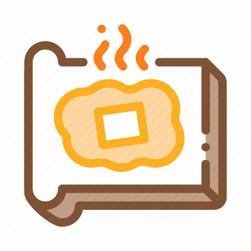 Bread, butter, margarine, melting, outlie, sliced, toast icon - Download on Iconfinder