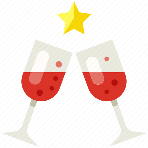 Beverage, celebration, champagne, drink, glass, star, wine icon - Download on Iconfinder