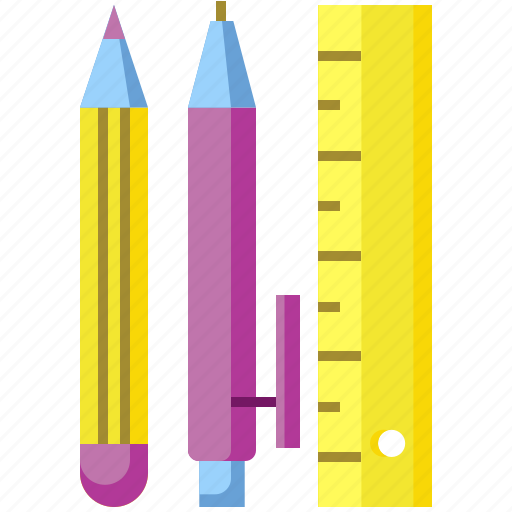 Education, pen, pencil, school, stationery, supplies, write icon - Download on Iconfinder