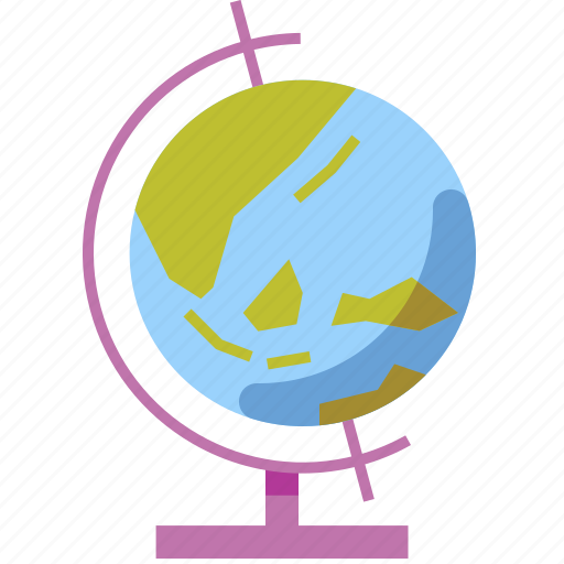 Earth, education, globe, map, planet, school, university icon - Download on Iconfinder