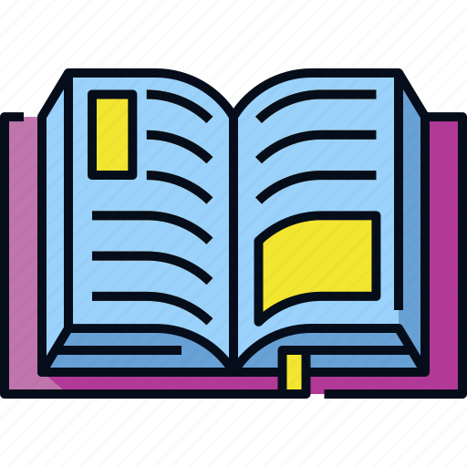 Book, education, reading, school, study, text, text book icon - Download on Iconfinder