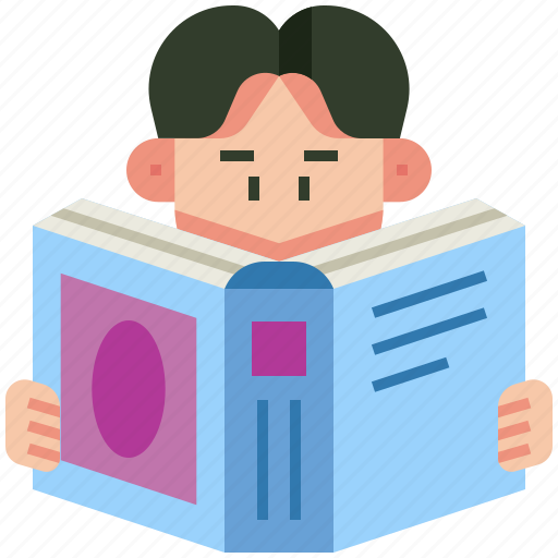 Books, free time, hobby, library, novels, reading, reading books icon - Download on Iconfinder