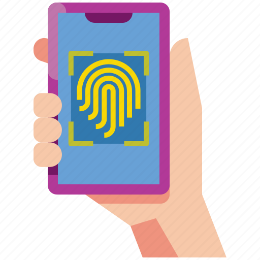 Biometric fingerprint, fingerprint, fingerprint scan, scan, security icon - Download on Iconfinder