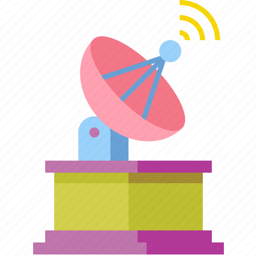 Antenna, dish, parabolic antenna, satellite, satellite dish icon - Download on Iconfinder