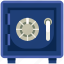 bank locker, bank vault, box, locker, money, safe box, vault 