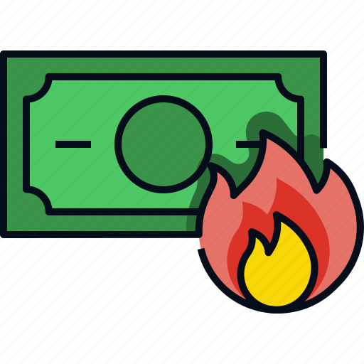 Cash wastage, finance, money, money loss, money out, spending, spending money icon - Download on Iconfinder