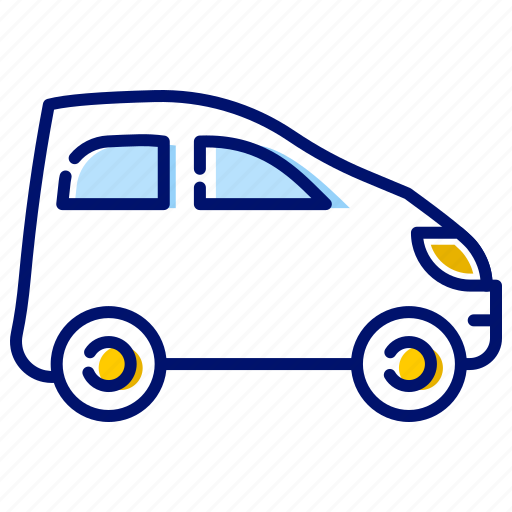 Cab, economy car, electric car, micro car, online booking, share cab icon - Download on Iconfinder