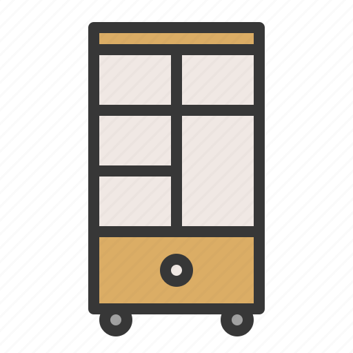 Cabinet, cupboard, furniture, household, interior icon - Download on Iconfinder
