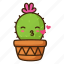 cactus, cute, emoji, love 