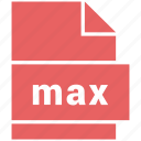 file, format, max