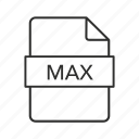 max, max file, max file icon, max icon, max icon file, max scene, max scene file