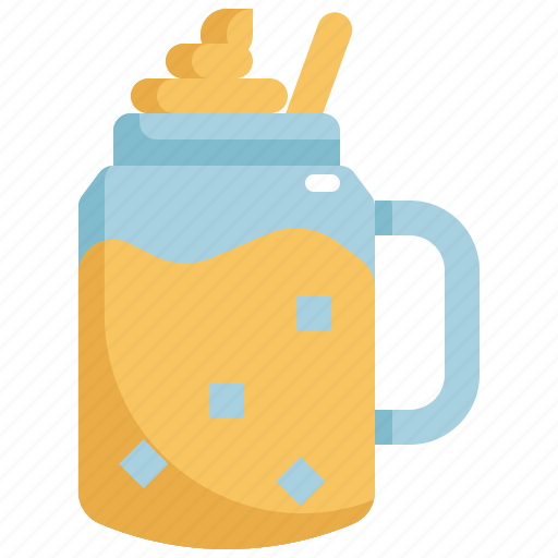 Beverage, cafe, coffee, drink, glass, milk, restaurant icon - Download on Iconfinder