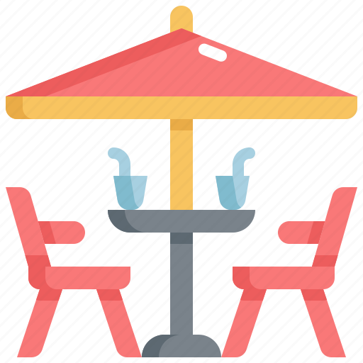 Cafe, food, restaurant, seat, shop, table icon - Download on Iconfinder