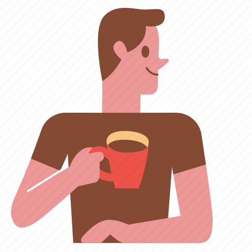 Coffee, time, man, chill, cafe icon - Download on Iconfinder