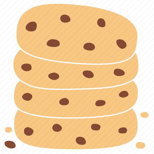 Cookie, chocolate, chip, baking, bakery, cafe icon - Download on Iconfinder