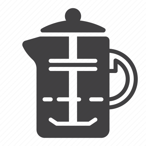 Coffee, french, plunger, press icon - Download on Iconfinder