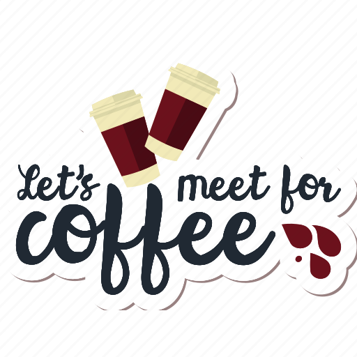 Café, coffee, drink, food, networking, restaurant, sticker sticker - Download on Iconfinder