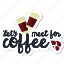 café, coffee, drink, food, networking, restaurant, sticker 