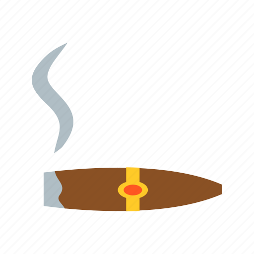 Bar, cafe, cigar, lifestyle, lit, smoke, tobacco icon - Download on Iconfinder