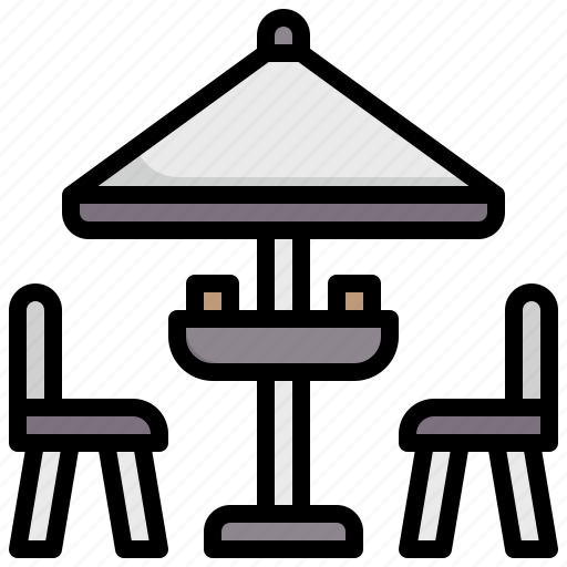 Table, chair, dinner, dining, furniture icon - Download on Iconfinder