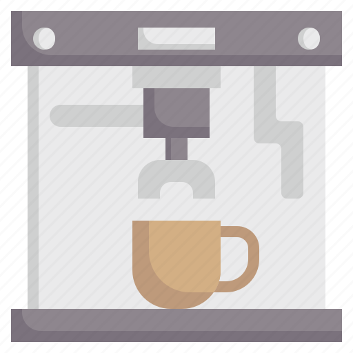 Coffee, machine, maker, shop, food, and, restaurant icon - Download on Iconfinder