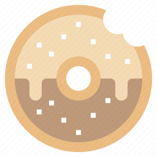 Doughnut, sugar, sweet, bitten icon - Download on Iconfinder