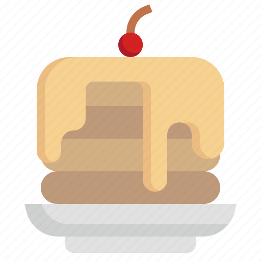 Pancake, breakfast, butter, dessert, sweet icon - Download on Iconfinder