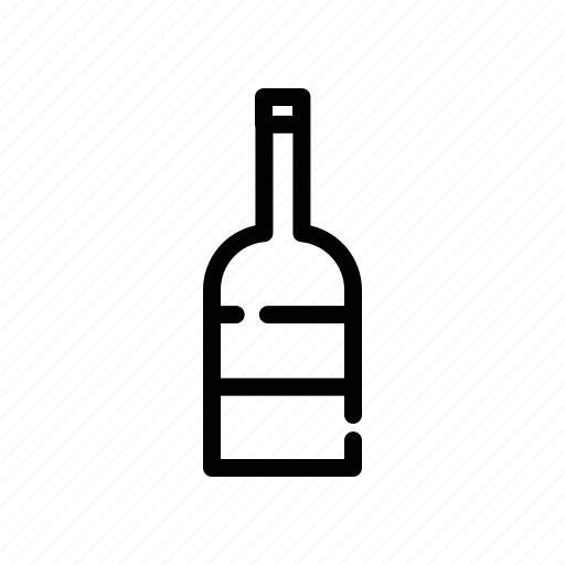 Alcohol, beverage, bottle, cafe, drink, item, wine icon - Download on Iconfinder