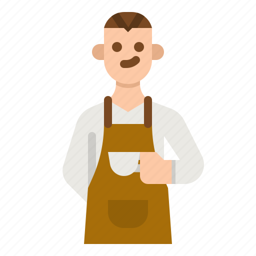 Barista, coffee, shop, brew, user icon - Download on Iconfinder