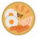 breakfast, food, english, fried, egg