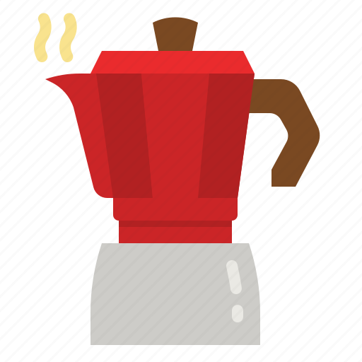 Moka, pot, kitchen, coffee, equipment icon - Download on Iconfinder