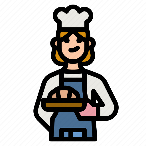 Chef, baker, bakery, cook, cake icon - Download on Iconfinder